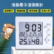 【豪麥源】大螢幕溫濕度計(倒數計時器 室內溫度計 家用溼度計 桌面時鐘 懶人貪睡鬧鐘)