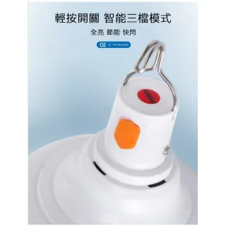 【ROYAL LIFE】USB充電戶外照明LED燈泡-8入組(夜市地攤燈 露營燈 應急燈 停電燈 擺攤燈)