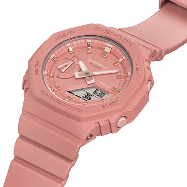 【CASIO 卡西歐】八角纖薄G-SHOCK WOMEN系列(GMA-S2100-4A2)