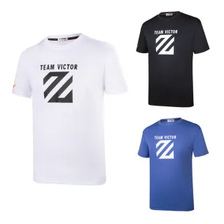 【VICTOR 勝利體育】VICTOR X LZJ 聯名運動T恤(T-LZJ301 A 白/ C 黑/ F 航海藍)