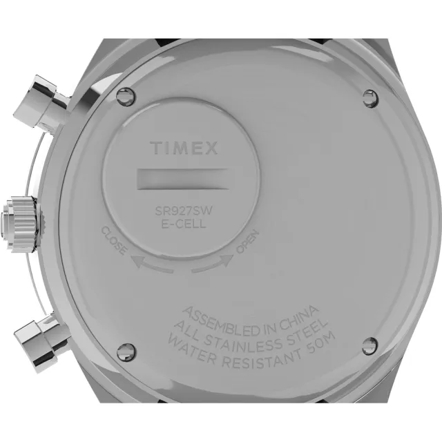 【TIMEX】天美時  Q Timex復刻系列 三眼計時手錶黑/黑 TXTW2V42700