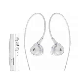 【KTNET】EB100 藍牙5.1領夾插卡式+運動耳機 白