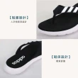 【adidas 愛迪達】COMFORT FLIP FLOP 男人字運動拖鞋-海邊 游泳 愛迪達 黑白(EG2069)