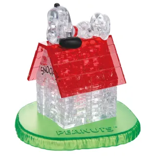 【SNOOPY 史努比】Beverly 3D水晶拼圖 - 史奴比的房子