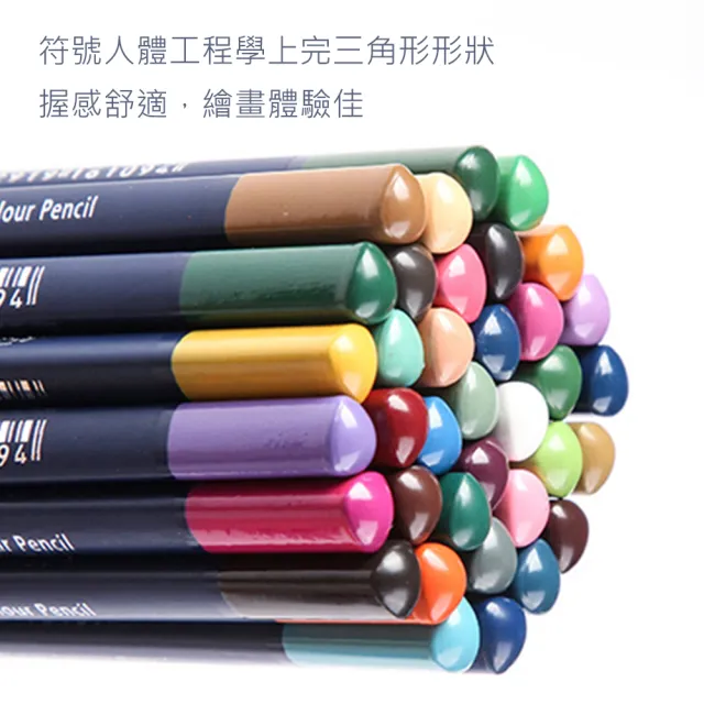 【AFAMIC 艾法原廠正貨】創意無限120色專業級高顯色乾濕兩用三角原木水性可渲染多層次繪畫色鉛筆(插畫著色)