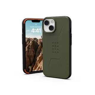 【UAG】iPhone 13/14 MagSafe 耐衝擊簡約保護殼-綠(UAG)