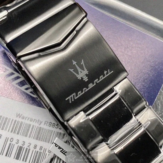 【MASERATI 瑪莎拉蒂】瑪莎拉蒂男錶型號R8853100019(寶藍色錶面槍灰色錶殼槍灰色精鋼錶帶款)