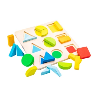 【New Classic Toys】幼幼幾何形狀拼圖玩具(10465)