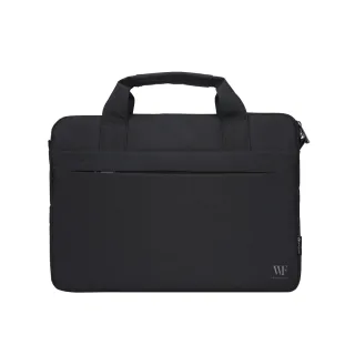 【WORKFIX 渥克斯】13吋/14吋 輕巧手提斜背避震兩用筆電包公事包(防潑水防汙/行李拉桿帶/附背帶)