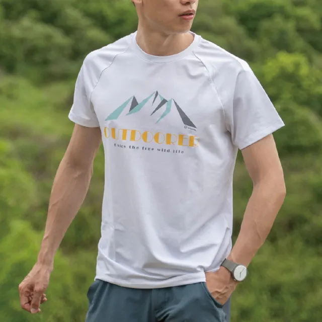 【WOAWOA】UPF50+涼感循環極風衣-男女款│山岳線條款(登山衣 排汗衣 涼感衣 冰峰衣 防曬 登峰衣 10452421)