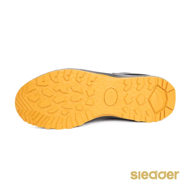 【sleader】動態防水輕量安全戶外休閒女鞋-SD205(黑/橘)