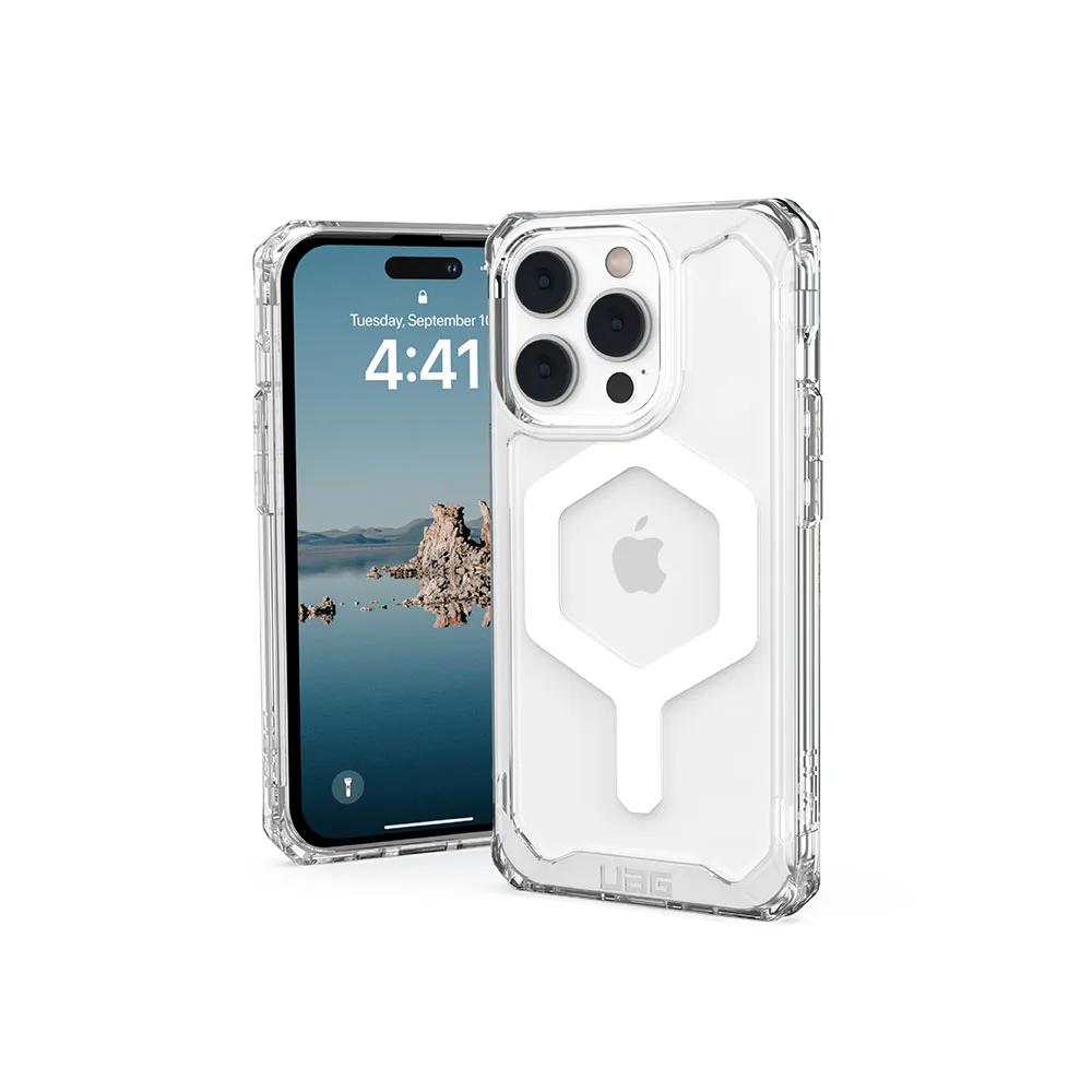 【UAG】iPhone 14 Pro MagSafe 耐衝擊保護殼-極透明(UAG)