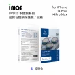 【iMos】iPhone14 Pro/14 Pro Max PVDSS不鏽鋼系列 藍寶石鏡頭保護鏡(3顆組)