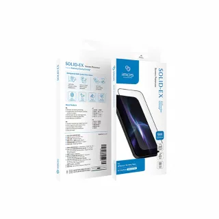【iMos】iPhone 14 Pro Max 6.7吋 9H滿版黑邊玻璃貼