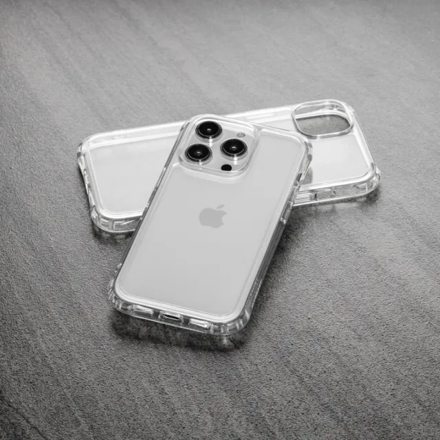 【MAGEASY】iPhone 14 Pro 6.1吋 ATOMS 超軍規防摔透明手機殼(吸震升級)