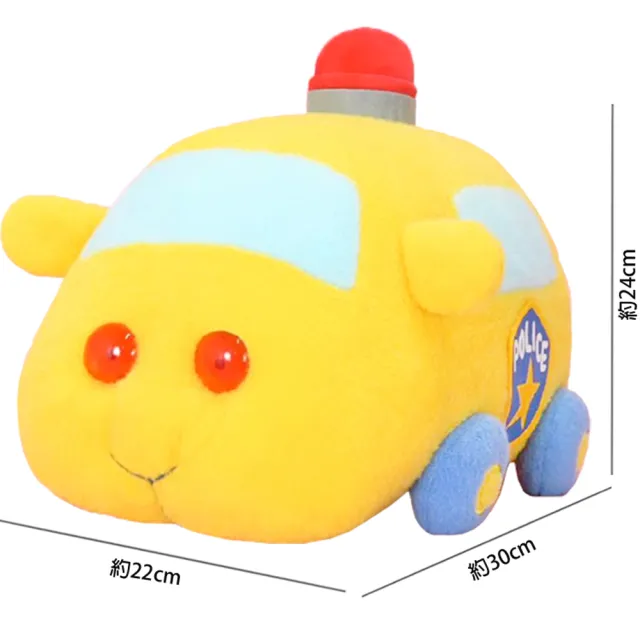 【TDL】PUI PUI 天竺鼠車車絨毛娃娃玩偶警車救護車30公分 882595/882588