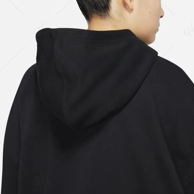 【NIKE 耐吉】上衣 女款 長袖上衣 帽T 運動 AS W NSW FLC HOODIE 黑 FB1823-010