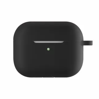 【DEVIA】DEVIA AirPods Pro 2 液態矽膠保護套-黑色(採用無毒液態矽膠材質)
