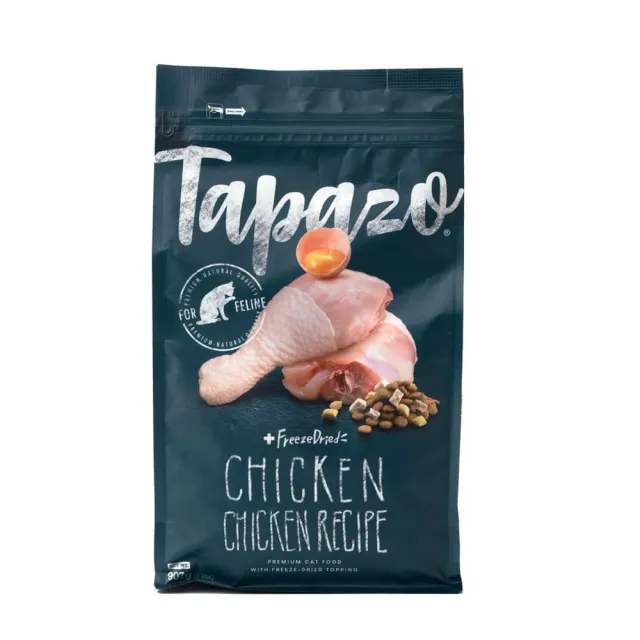 【TAPAZO 特百滋】凍乾雙饗宴-貓糧2.27kg（5lbs）(貓飼料/凍乾)