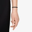 【SHASHI】紐約品牌 Eliza 黑尖晶 三層手鍊 50公分項鍊 2用款(彈性手鍊)