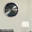 【TROMSO】風尚義大利金屬時鐘-金屬綠光(30.5x30.5cm)