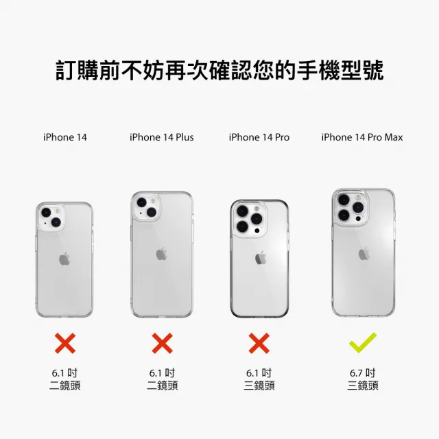 【SwitchEasy 魚骨牌】iPhone 14 Pro Max 6.7吋 AERO Plus 極輕薄軍規磁吸防摔手機殼(支援MagSafe)