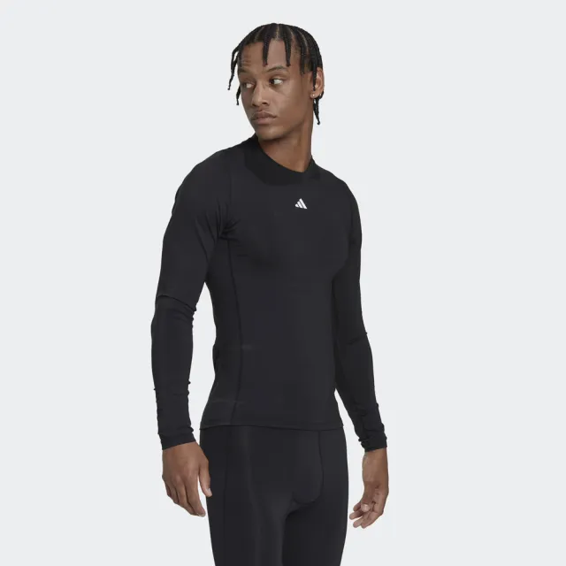 【adidas 官方旗艦】TECHFIT 長袖上衣 男 HK2336