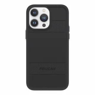 【PELICAN】iPhone 14 Pro Max 6.7吋 Protector 保護者環保抗菌超防摔保護殼MagSafe版 - 黑