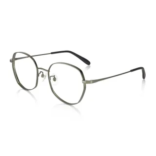 【JINS】潮流厚邊框金屬眼鏡(AUMF22A108)