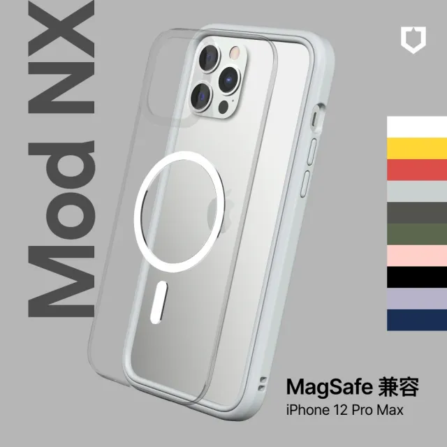 【RHINOSHIELD 犀牛盾】iPhone 12 Pro Max 6.7吋 Mod NX MagSafe兼容 超強磁吸手機保護殼(耐衝擊手機殼)