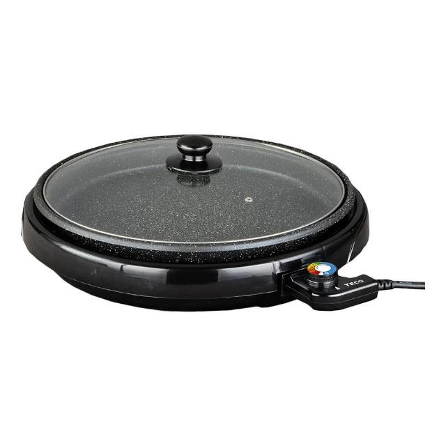 【TECO 東元】東元燒烤盤+惠騰360度旋轉12吋電扇(XYFYP3001+ FR-1258塑)