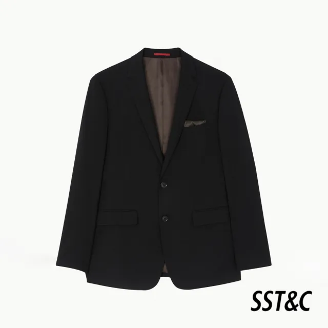 【SST&C 最後65折】黑色修身西裝外套0112211005