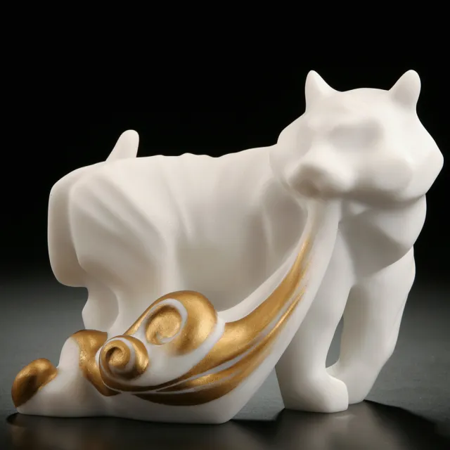 【Gallery Chuan 筌美術】虎嘯生風(石雕 送禮 藝品 藝術禮品 虎)