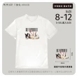 【MI MI LEO】男女童 可愛兔子塗鴉 運動休閒短袖上衣(多款任選)