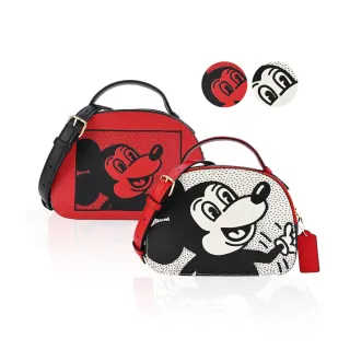 【COACH】Disney Mickey Mouse X Keith Haring聯名款雙層兩用午餐包(多色選)