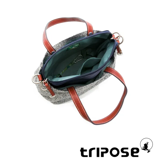 【tripose】漫遊系列岩紋三用子母包-小(深海藍)