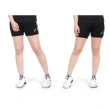 【asics 亞瑟士】女排球短褲-台灣製 三分褲 運動 針織 慢跑 吸濕排汗 反光 亞瑟士 黑銀(K32046-90)