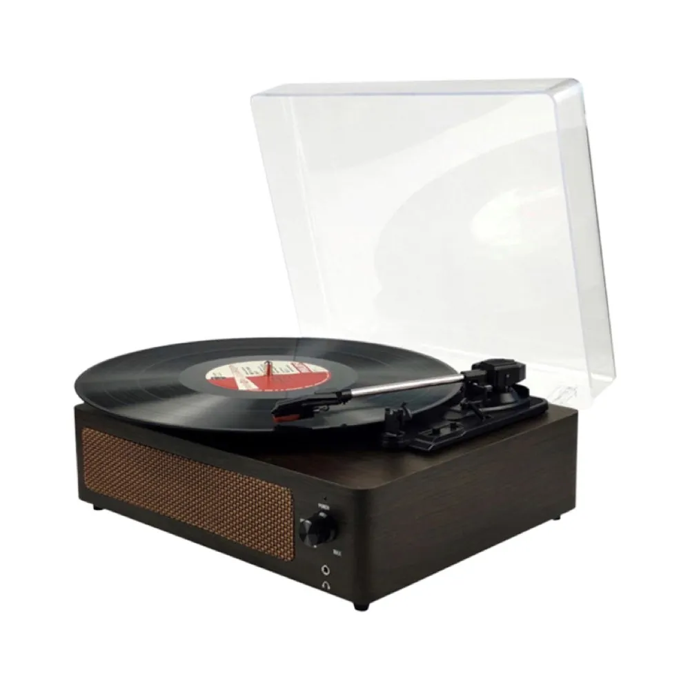 茶几王Living Art】黑膠唱片機/懷舊經典款/原木質感/藍芽/內建喇叭/旗艦款(兩色可選/一年保固/TT06A) - momo購物網- 好評推薦-