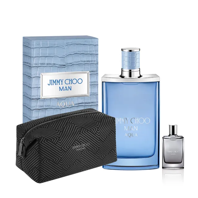 JIMMY CHOO】活力海洋男性淡香水100ml(贈盥洗包+隨機小香乙瓶.專櫃公司