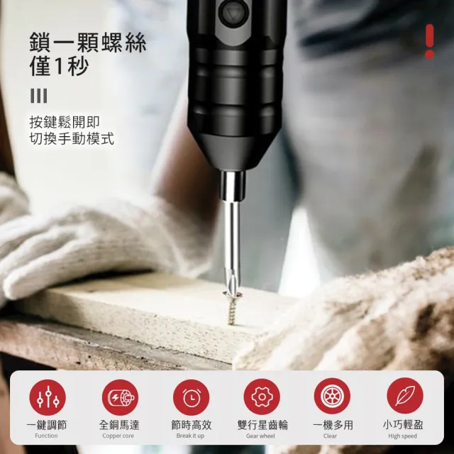 【原家居】電動螺絲起子10件組(螺絲工具組 工具包 修繕工具 家用螺絲組)