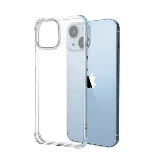 【Timo】iPhone 14 Plus 6.7吋 四角防摔透明矽膠手機殼