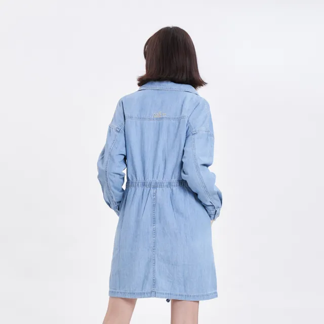 【5th STREET】女裝 襯衫 襯衫外套 上衣 中藍(510596)