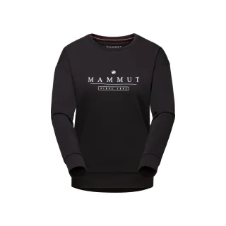 【Mammut 長毛象】Mammut Core ML Crew Neck Logo W 機能長袖T恤 黑色 女款 #1014-04070(網路獨賣)