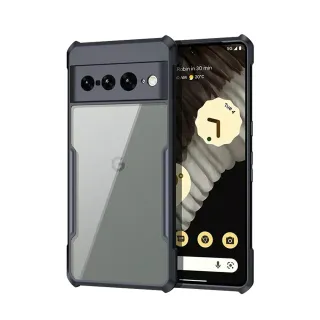 【XUNDD 訊迪】Google Pixel 7 Pro 軍事防摔 鏡頭全包覆 清透保護手機殼-夜幕黑