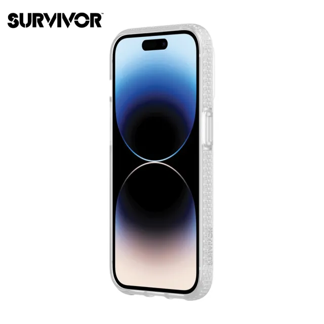 【Griffin】iPhone 14 Pro 6.1吋 Survivor Clear 軍規防摔保護殼 透明(iPhone 14 保護殼)