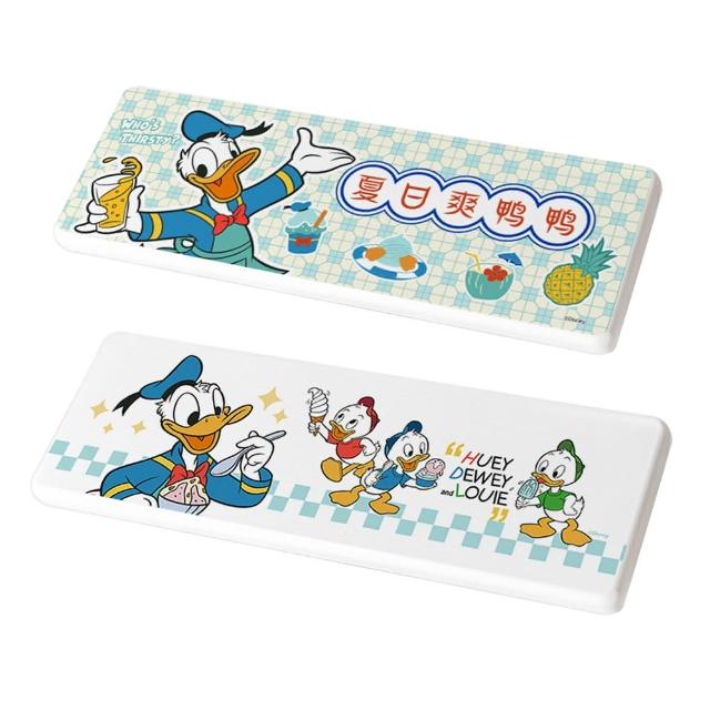 【SONA森那家居】迪士尼 Disney 唐老鴨夏日系列珪藻土洗漱墊 硅藻土 牙刷架(24x8x0.9 防潮 杯墊 瀝水)
