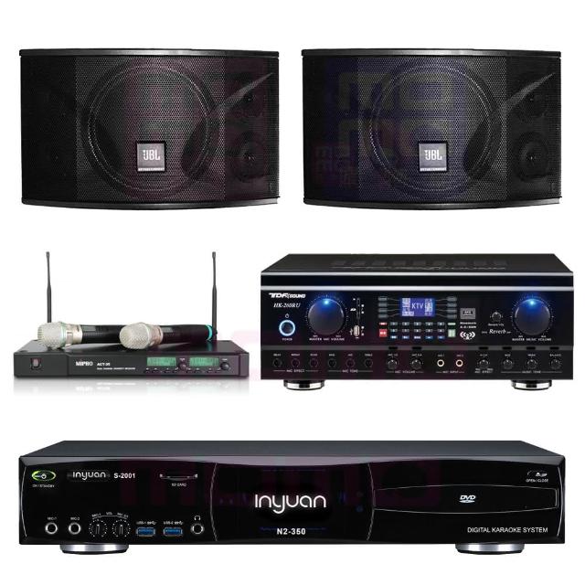 【音圓】S-2001 N2-350+TDF HK-260RU+ACT-35B+JBL Ki110(點歌機4TB+擴大機+無線麥克風+喇叭)
