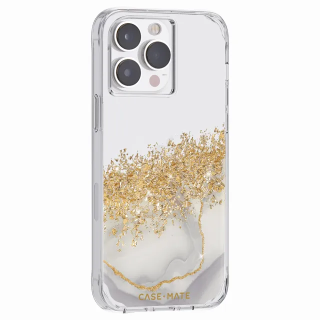 【CASE-MATE】iPhone 14 Pro Max Karat Marble 鎏金石紋環保抗菌防摔保護殼