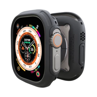 【Elkson】Apple Watch Ultra U1/2 49mm Quattro Max 軍規保護殼(內含鋼化膜套組_適用最新款Ultra)
