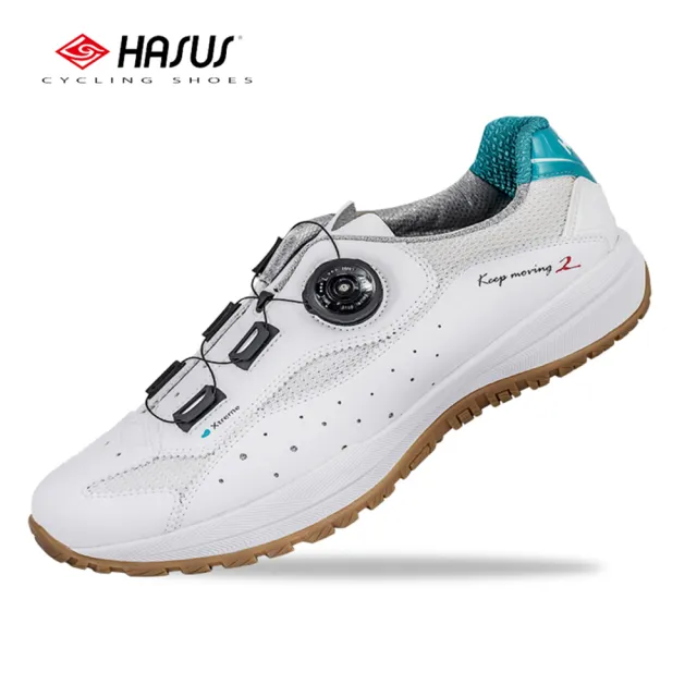 【HASUS】自行車接地氣硬底鞋HKM07BLK(非卡式結構 輕鬆應付各種路況)